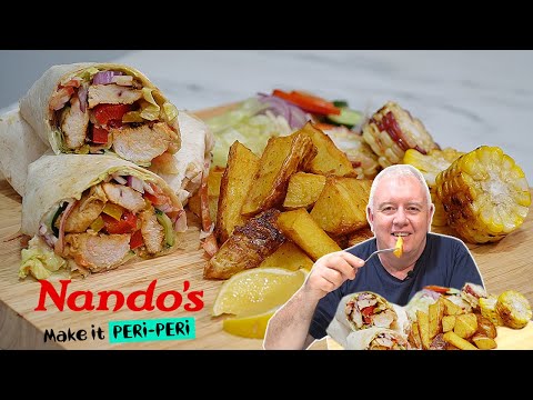 EASY Nando’s Chicken Wraps at Home – Quick & Spicy!