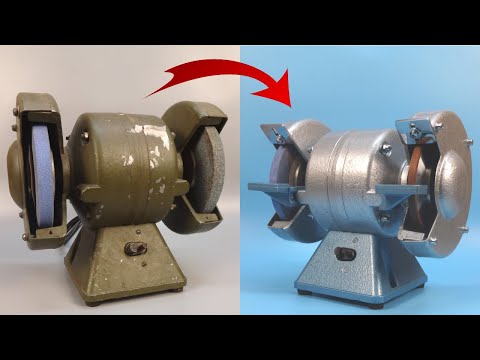 Restoration of a Fifty-Year-Old Bench Grinder TOMCK