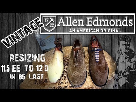 $1,150 job! Resizing Vintage Allen Edmonds