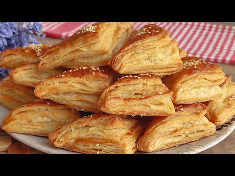 O Kadar KOLAY Kİ Neden Daha Önceden Yapmadım🤔BİR ŞİŞE MADEN SUYU İLE‼️ ÇITIR MİLFÖY BÖREĞİ 💯