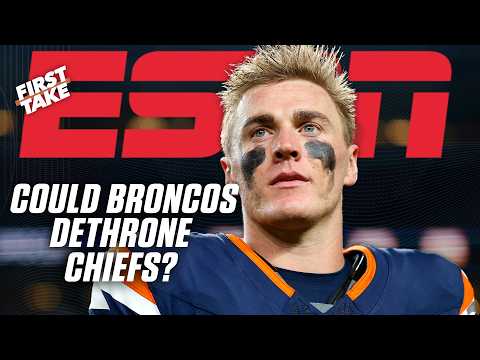Stephen A. envisions the Broncos could DERAIL the Chiefs' AFC West throne 👀 | First Take