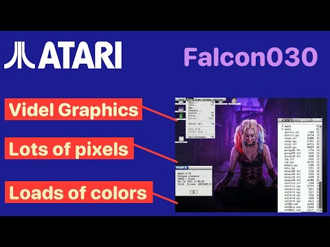 Atari Falcon,Hatari and Videl graphics