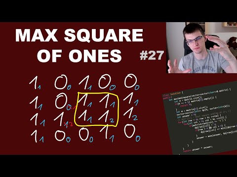 Maximal Square of Ones (LeetCode Day 27)