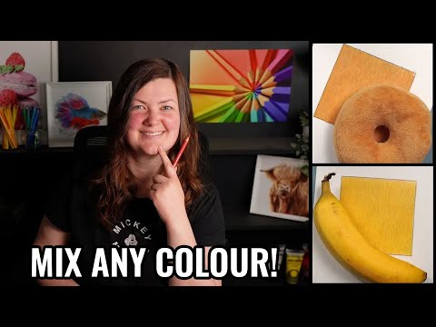 How to Mix ANY Colour with Colored Pencils | Easy Layering Technique
