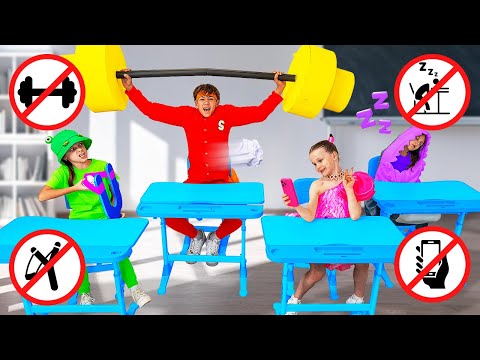 Super-Ivan og ballademageren Eva i skolen!