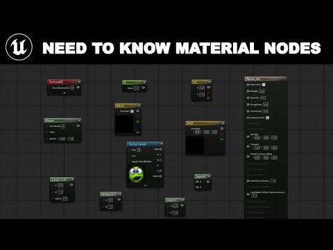 All Unreal Engine Beginner Material Nodes You Need To Know About