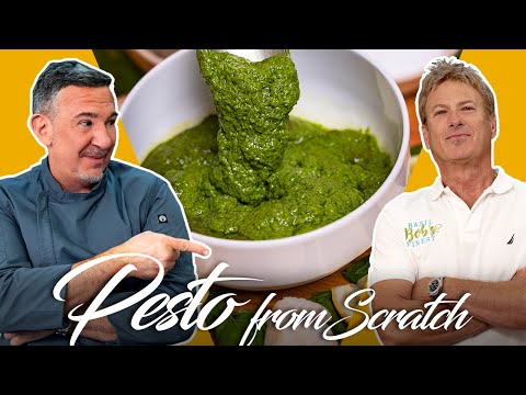 How to Make PESTO from Scratch | Feat. Basil Bob