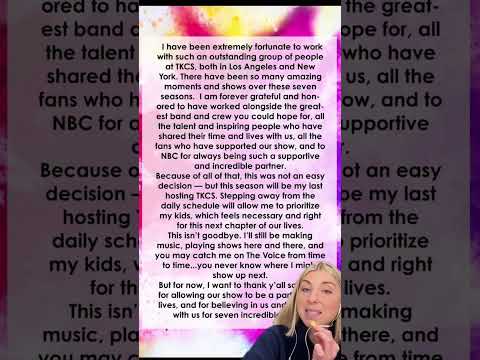 Kelly Clarkson is saying goodbye to âThe Kelly Clarkson Showâ