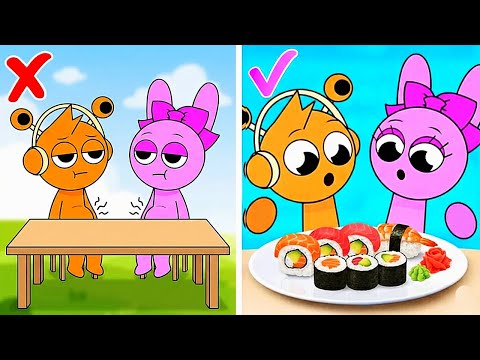 We Adopted Tiny Sprunki Lost in the Park! *Incredibox DIY Adventures & Cool Gadgets*