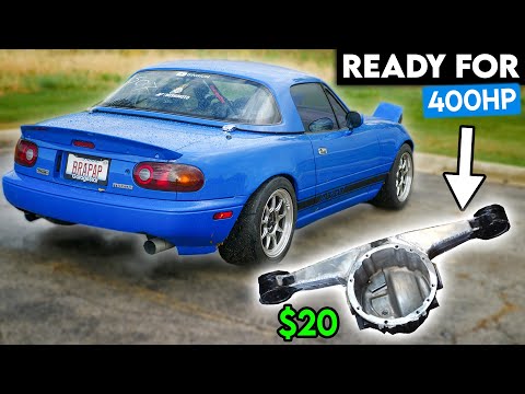 How To Reinforce Your MIATA'S DIFFERENTIAL For $20!!! (400+ HP Capable)
