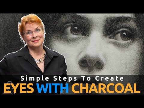 How To Draw Realistic Eyes With Charcoal Pencil
