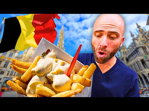 The Best Belgian Fries Tour of Brussels, Belgium!