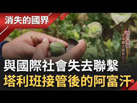 曾供應全球"9成以上"非法海洛因! 全球最大罌粟田在阿富汗 塔利班接管後"90億資金"遭美國凍結 與國際失去聯繫 人民日子苦不堪言│李文儀 主持│【消失的國界 完整版】20230805│三立新聞台