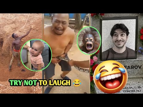 🤣 funny fails try not to laugh challenge 