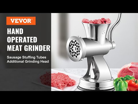VEVOR Meat Grinder Manual 304 Stainless Steel Hand Operated Meat Grinder