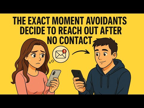 The EXACT Moment Avoidants Decide to Reach Out After No Contact (Psychology Breakdown)