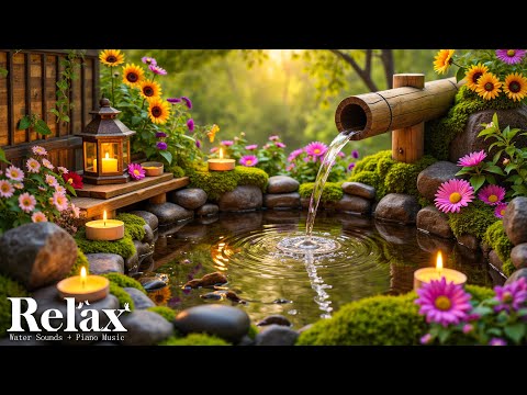 Relaxing Music + Water Sounds for Meditation 🌿 Calming Music for Sleep, Stress Relief, Calm the Mind