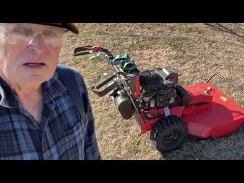 North side gate clean up with the Beast