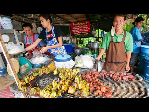 Street Food MEAT SWEATS!! 🥩 Roadside BREAKFAST in Chiang Mai! | ลาบเนื้อดิบ