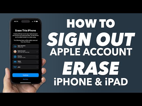 How to Remove Your Apple ID and Factory Reset an iPhone or iPad (iOS 18 Guide)