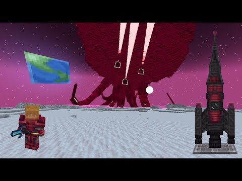 Wither Storm Survival on the Moon in Minecraft 2025