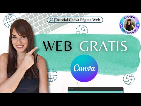 🔥 Diseña una Página Web GRATIS con CANVA 💙 Rápido ⚡ Fácil 🔝 y sin pagar nada 🤑 PASO a PASO