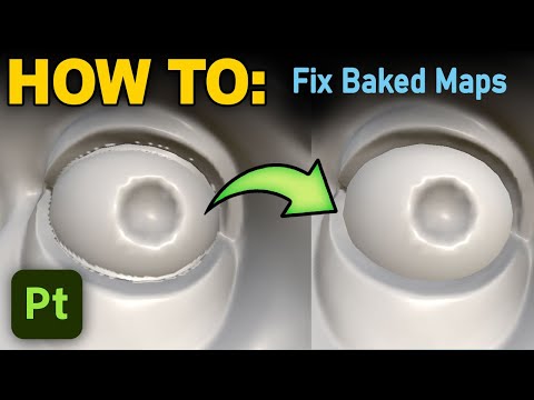 Paint On Baked Maps To Fix Issues | Substance Painter