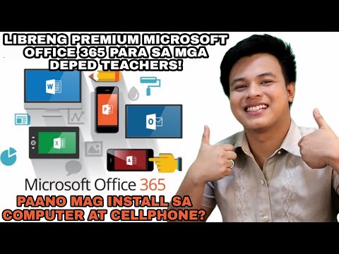 Mayroon palang FREE MICROSOFT OFFICE 365 para sa mga DEPED TEACHERS! How to install and activate?