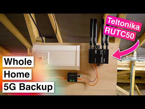 Installing a Whole Home 5G Backup Internet Connection — Teltonika RUTC50