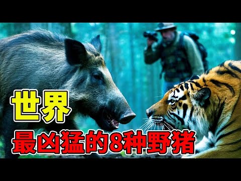 世界上最凶猛的8种野猪，竟然能生撕老虎！