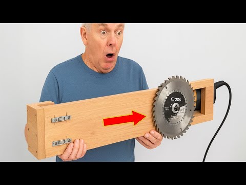 Discover an amazing DIY woodworking tool invented by a 65-year-old carpenter!