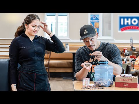 Paying with Pennies, Then Tipping with 100s