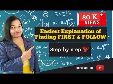 11. FIRST and FOLLOW in Compiler Design Examples in English| How to find first and follow of grammar