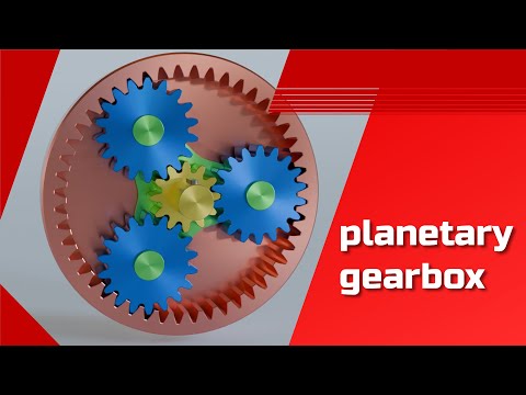 How does a planetary gear work? | Design and operating principle simply explained