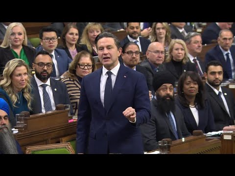 Poilievre, Carney spar over Conservative pipeline motion