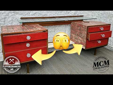 Shocking Transformation of an ugly vanity - Beautiful RESTORATION