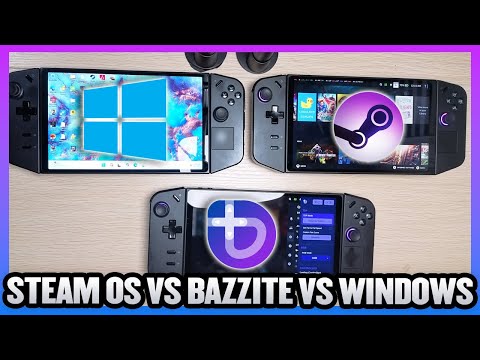 Steam OS Vs Bazzite Vs Windows! Which Is The Best OS For The Legion Go? There's A Clear Winner!