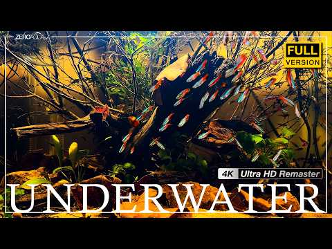 Tetra's Eden(Blackwater). Aquascape for Relaxation & Nature.4K Edition.