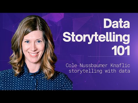 Data Storytelling 101 with @storytellingwithdata  founder Cole Nussbaumer Knaflic