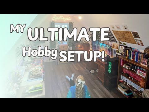 ULTIMATE Hobby Room Tour – Warhammer, MTG, D&D and More!
