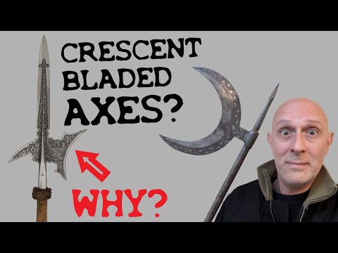 Why do some AXES have CRESCENT BLADES?