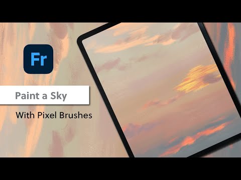 How to paint a Sky - Adobe Fresco Tutorial
