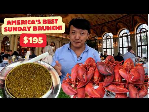 America's BEST Sunday Brunch! $195 All You Can Eat CAVIAR + KING CRAB + LOBSTER Luxury Brunch Buffet