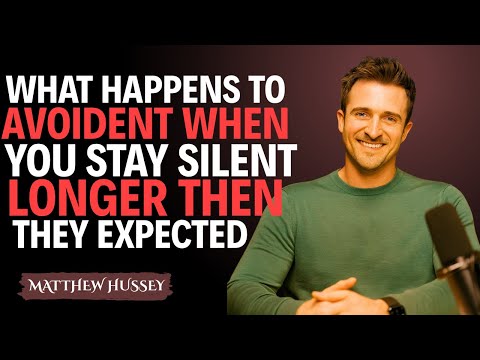 What Happens to Avoidants When You Stay Silent Longer Than They Expected || Matthew Hussey ||