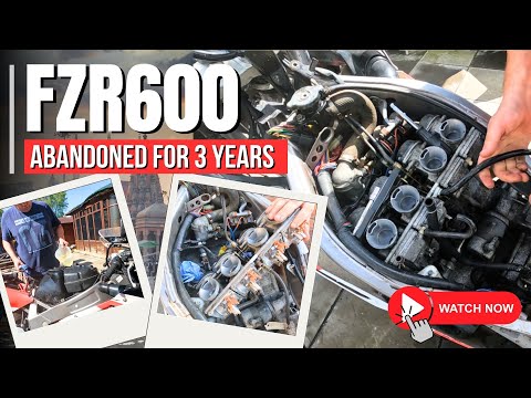 Yamaha FZR600 Left Outside for 3 Years | Forgotten Sportbike Revival!