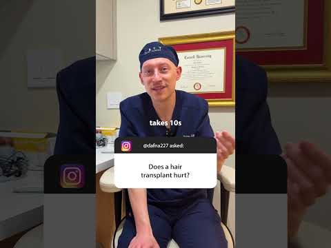 Does A Hair Transplant Hurt?