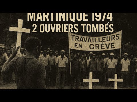 Février 74  Martinique 2 ouvriers tombés a Basse Pointe