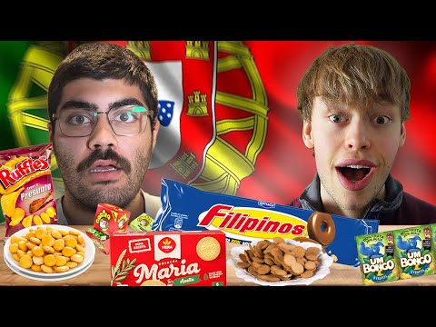 TRYING PORTUGUESE SNACKS FOR THE FIRST TIME!
