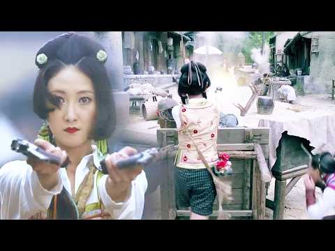 Arrogant Japanese soldiers bullied a country girl, but she fired two guns at once, killing a squad!