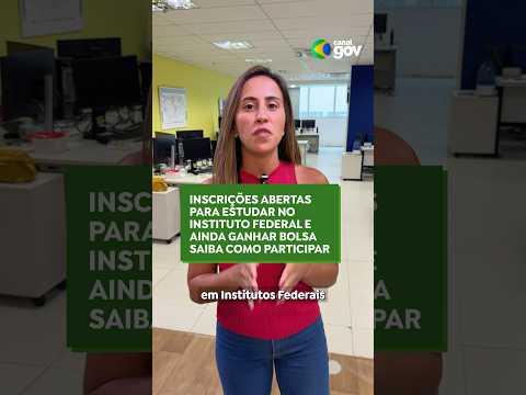 VAGA NO INSTITUTO FEDERAL + BOLSA DE R$ 200 | #partiuif #institutofederal